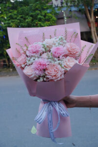 hoa bo mix tone hong