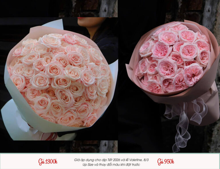 Tổng hợp Hoa Bó Cho Ngày Lễ Tình Nhân Valentine 14/2/2026