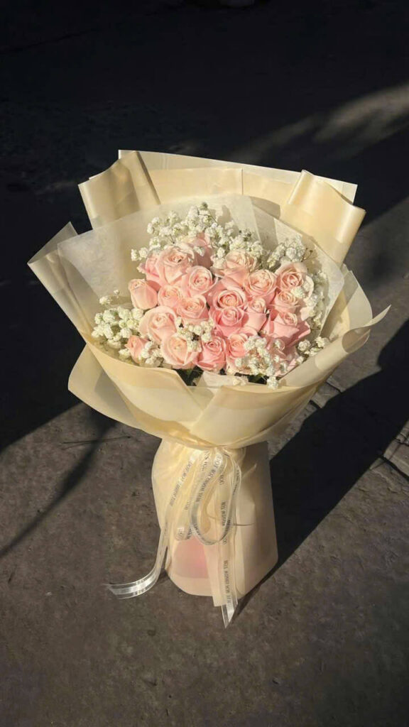 bo hoa hong kem to tinh