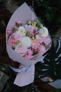 hoa bo tone hong mix nhieu loai