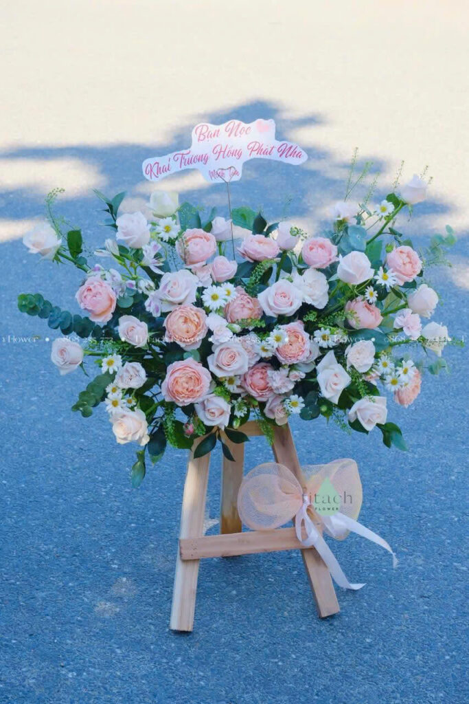 ke hoa khai truong mini hong pastel